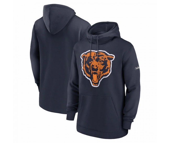 Chicago Bears Men's Nike Navy Classic Pullover Hoodie