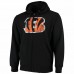 Cincinnati Bengals Men's G-III Sports by Carl Banks Black Primary Logo Full-Zip Hoodie