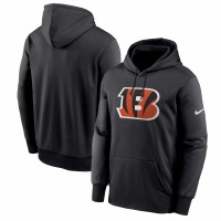Cincinnati Bengals Men's Nike Black Primary Logo Performance Pullover Hoodie