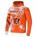 Cincinnati Bengals Men's NFL x Staple Orange All Over Print Pullover Hoodie
