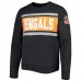 Cincinnati Bengals Men's  '47 Heathered Black Bypass Tribeca Pullover Sweatshirt