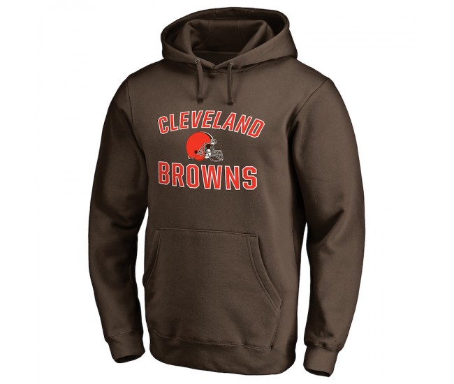 Cleveland Browns Men's NFL Pro Line Brown Victory Arch II Pullover Hoodie