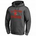 Cleveland Browns Men's Fanatics Branded Heather Charcoal Victory Arch Team Fitted Pullover Hoodie