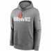 Cleveland Browns Men's Nike Heathered Charcoal Team Impact Club Pullover Hoodie