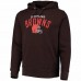 Cleveland Browns Men's  '47 Brown Outrush Headline Pullover Hoodie