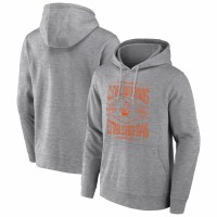 Cleveland Browns Men's NFL x Darius Rucker Collection by Fanatics Heathered Gray 2-Hit Pullover Hoodie