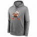 Cleveland Browns Men's Nike Heathered Gray Rewind Club Fleece Pullover Hoodie