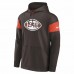 Cleveland Browns Men's Nike Brown Sideline Arch Jersey Performance Pullover Hoodie