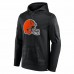 Cleveland Browns Men's Fanatics Branded Black On The Ball Pullover Hoodie
