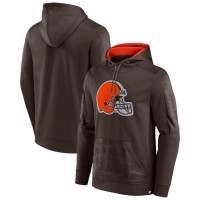 Cleveland Browns Men's Fanatics Branded Brown On The Ball Pullover Hoodie