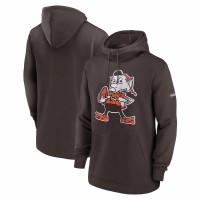 Cleveland Browns Men's Nike Brown Classic Pullover Hoodie