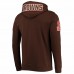 Cleveland Browns Men's Pro Standard Brown Logo Pullover Hoodie