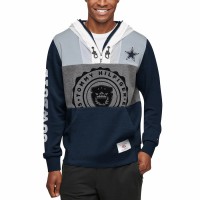 Dallas Cowboys Men's Tommy Hilfiger Navy/Gray Pinnacle Pullover Hoodie