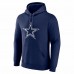 Dallas Cowboys Men's Dak Prescott Fanatics Branded Navy Player Icon Name & Number Pullover Hoodie