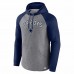 Dallas Cowboys Men's Fanatics Branded Heathered Gray/Navy By Design Raglan Pullover Hoodie