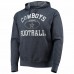 Dallas Cowboys Men's Heathered Navy Authentic Pullover Hoodie