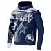 Dallas Cowboys Men's NFL x Staple Navy All Over Print Pullover Hoodie
