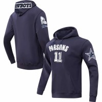Dallas Cowboys Men's Micah Parsons Pro Standard Navy Player Name & Number Pullover Hoodie