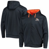 Denver Broncos Men's Dunbrooke Navy/Orange Apprentice Full-Zip Hoodie