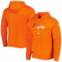 Denver Broncos Men's New Era Orange Combine Authentic Watson Pullover Hoodie