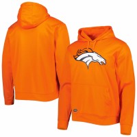 Denver Broncos Men's New Era Orange Combine Authentic Stadium Pullover Hoodie