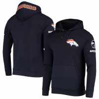 Denver Broncos Men's Pro Standard Navy Logo Pullover Hoodie