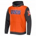 Denver Broncos Men's NFL x Darius Rucker Collection by Fanatics Orange/Charcoal Colorblock Pullover Hoodie