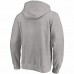 Detroit Lions Men's Fanatics Branded Heather Gray Fade Out Fitted Pullover Hoodie