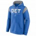 Detroit Lions Men's Fanatics Branded Blue Call The Shot Pullover Hoodie