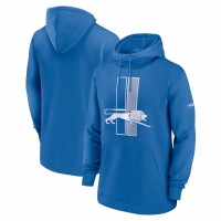 Detroit Lions Men's Nike Blue Classic Pullover Hoodie
