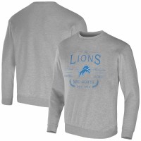Detroit Lions Men's NFL x Darius Rucker Collection by Fanatics Heather Gray Pullover Sweatshirt