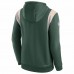 Green Bay Packers Men's Nike Green Sideline Athletic Stack Performance Pullover Hoodie
