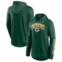 Green Bay Packers Men's Fanatics Branded Green Front Runner Pullover Hoodie