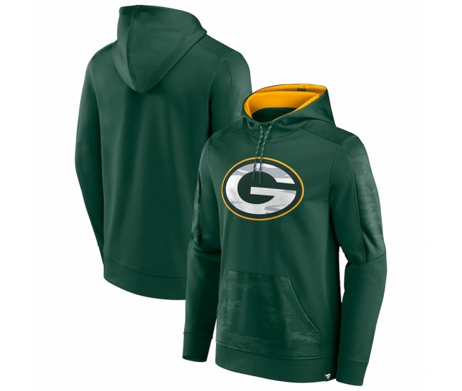 Green Bay Packers Men's Fanatics Branded Green On The Ball Pullover Hoodie