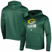 Green Bay Packers Men's New Era Green Combine Authentic Watson Pullover Hoodie