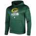 Green Bay Packers Men's New Era Green Combine Authentic Watson Pullover Hoodie