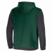 Green Bay Packers Men's NFL x Darius Rucker Collection by Fanatics Green/Heather Charcoal Colorblock Pullover Hoodie