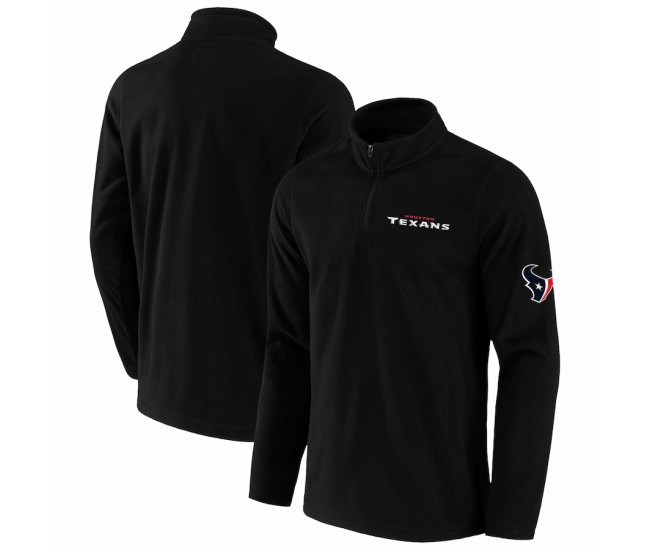 Houston Texans Men's NFL x Darius Rucker Collection by Fanatics Black Polar Fleece Quarter-Zip Jacket