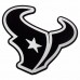 Houston Texans Men's Antigua Black Metallic Logo Victory Full-Zip Hoodie