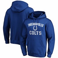 Indianapolis Colts Men's Fanatics Branded Royal Victory Arch Team Fitted Pullover Hoodie