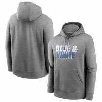 Indianapolis Colts Men's Nike Heathered Charcoal Fan Gear Local Club Pullover Hoodie