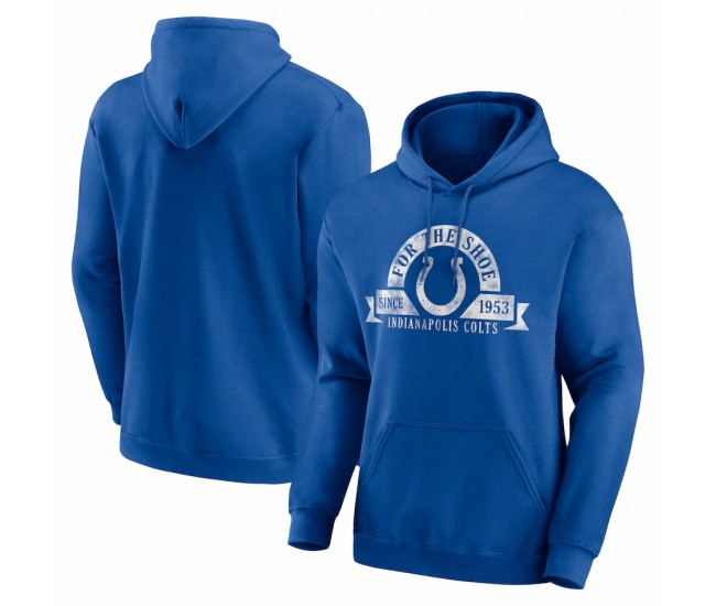 Indianapolis Colts Men's Royal Utility Pullover Hoodie