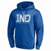 Indianapolis Colts Men's Fanatics Branded Royal Hometown Collection IND Fitted Pullover Hoodie