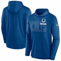 Indianapolis Colts Men's Nike Royal Performance Team Pullover Hoodie