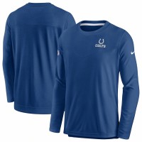 Indianapolis Colts Men's Nike Royal Sideline Lockup Performance Long Sleeve T-Shirt