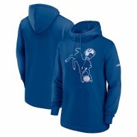 Indianapolis Colts Men's Nike Royal Classic Pullover Hoodie