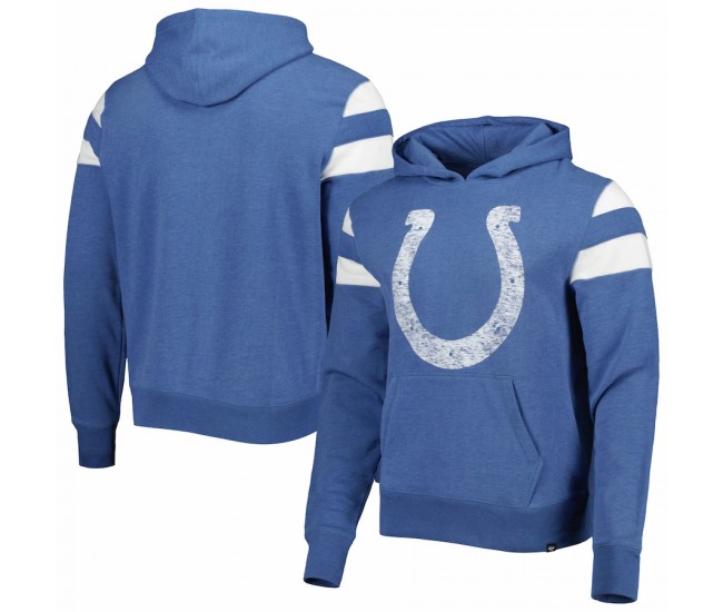 Indianapolis Colts Men's '47 Heather Royal Premier Nico Pullover Hoodie
