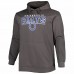 Indianapolis Colts Men's Charcoal Big & Tall Logo Pullover Hoodie