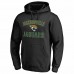 Jacksonville Jaguars Men's Fanatics Branded Black Victory Arch Team Fitted Pullover Hoodie