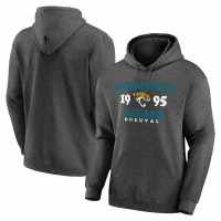 Jacksonville Jaguars Men's Heathered Charcoal Fierce Competitor Pullover Hoodie